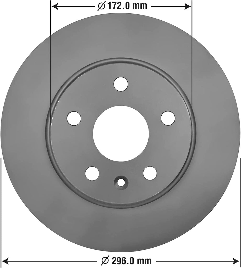 Front Brake Rotors & Ceramic Pads for Buick Lacrosse Regal Chevy Malibu Limited