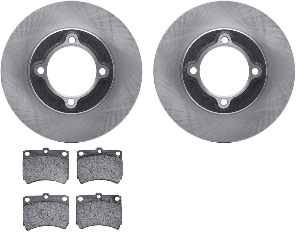 Front Brake Rotors with 5000 Advanced Brake Pads 6502-54222
