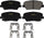 GYD1543 Premium Ceramic Automotive Front Disc Brake Pads Set Vehicle Replacement Part for Dodge Attitude, Hyundai Accent, Azera, Kia