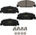 GYD273 Premium Ceramic Automotive Front Disc Brake Pads Set Vehicle Replacement Part for Honda Accord, Civic, Civic Del Sol, and CRX