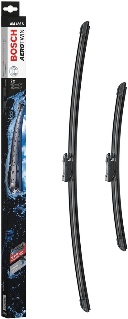 Wiper Blade Aerotwin AM466S, Length: 650Mm/380Mm – Set of Front Wiper Blades - Only for Left-Hand Drive (EU)