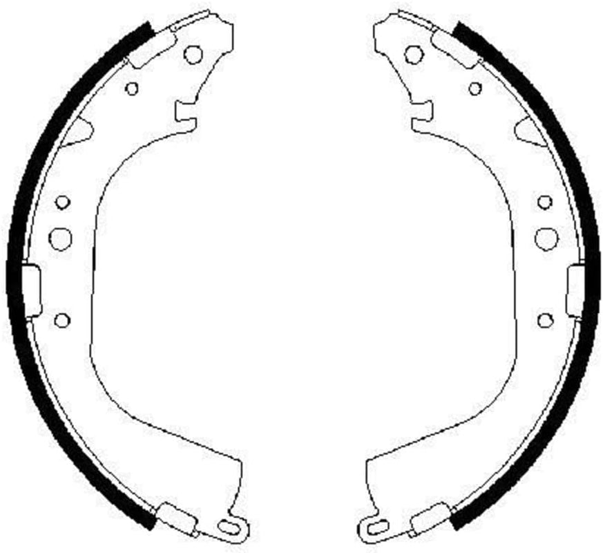 0 986 487 354 Brake Shoe Set