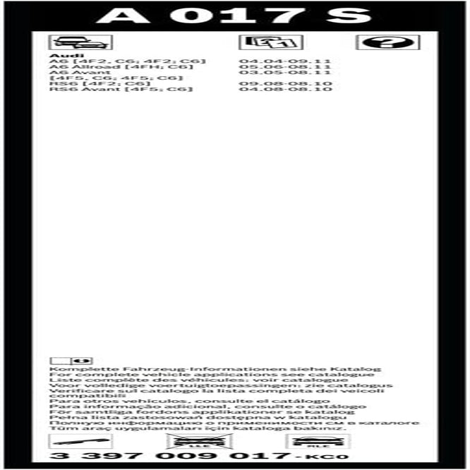 Wiper Blade Aerotwin A017S, Length: 555Mm/555Mm − Set of Front Wiper Blades