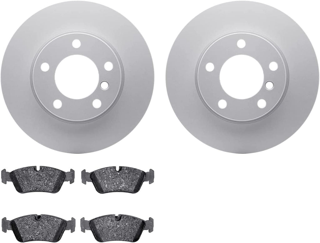 Front Geospec Brake Rotors with 5000 Euro Ceramic Brake Pads 4602-31009